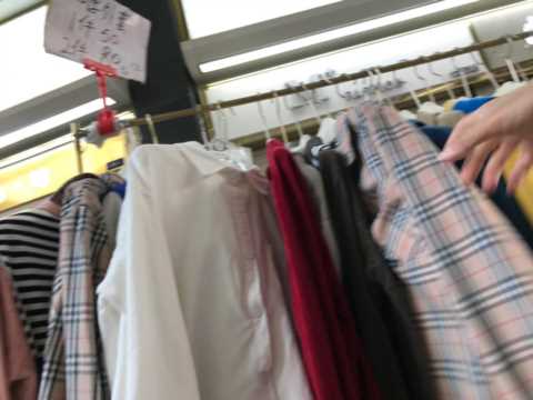 广州沙河顶服装批发市场最后两天清仓全场很多款式10元