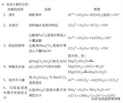 高中化学电离平衡九大知识点