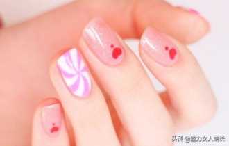 海豚湾美甲图案 简单美甲图片教程