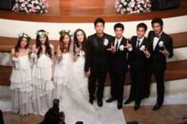 范玮琪结婚时的伴娘(范玮琪伴娘团)插图7 从伴娘服看新娘用心,阿娇设计美过新娘,AB的丑到让倪妮想绝交!