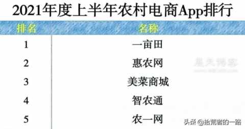 2021上半年电商平台排名