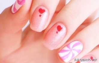 海豚湾美甲图案 简单美甲图片教程