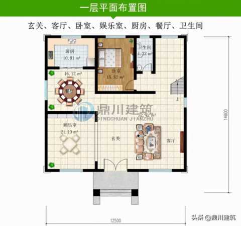 6套三层欧式别墅，对称设计经典大气，布局才是最有看点的