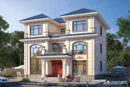 6套三层欧式别墅，对称设计经典大气，布局才是最有看点的