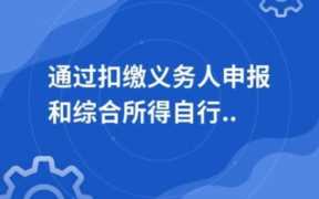 综合所得年度自行申报是什么意思,房贷综合所得年度自行申报是什么意思