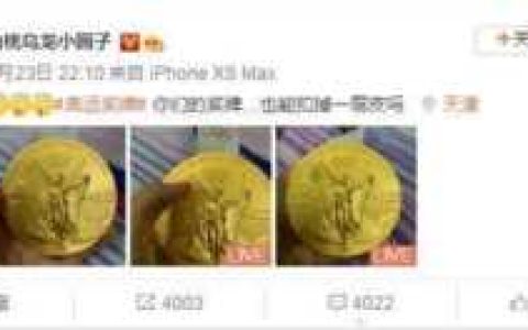 朱雪莹的奥运会金牌掉了一层皮,笑喷网友