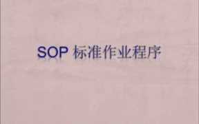 为什么做项目采用sop流程，目的就是标准化，规模化