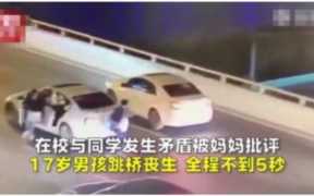 跳桥男孩的母亲疯了（17岁跳桥男孩母亲现状）