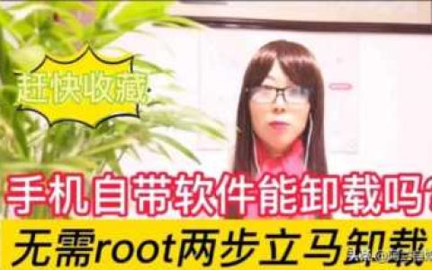 应用数据删除掉会有什么后果？手机自带软件是不能卸载