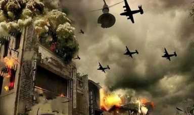 东京大轰炸真实影像，“李梅烧烤”攻势之下，50万日本人葬身火海