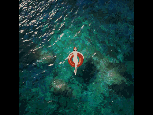 插画壁纸｜油画笔触的明快色彩，奇特又梦幻的视觉世界