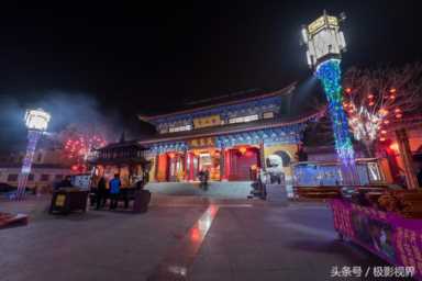 除夕夜游庆云海岛金山寺