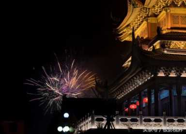 除夕夜游庆云海岛金山寺