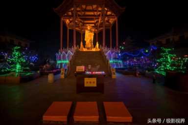 除夕夜游庆云海岛金山寺