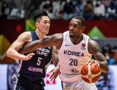 韩国篮球队，韩国男篮vs中华台北