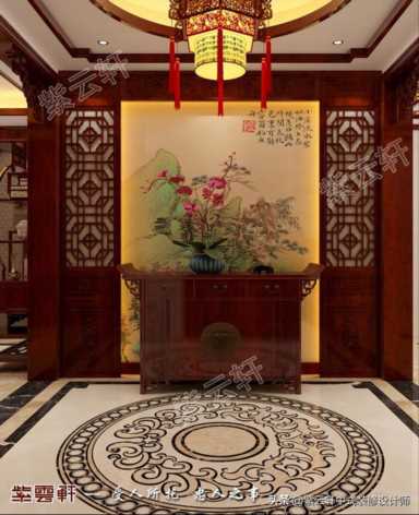 中式风格家装设计，装修效果独树一帜的雅致，成功人士首选