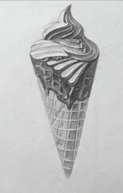 冰淇淋简笔画图片大全可爱图片大全