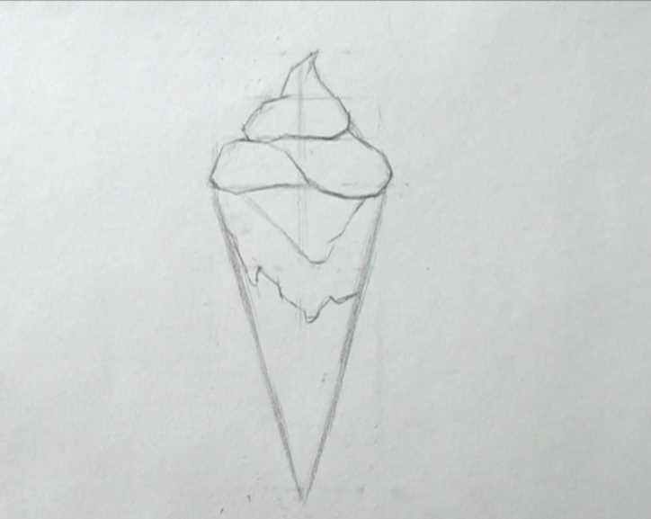 冰淇淋简笔画图片大全可爱图片大全