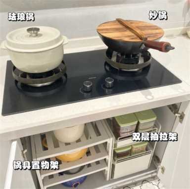 重庆姑娘晒出“奶油系”厨房：收纳井井有条，白色的厨房干净整洁