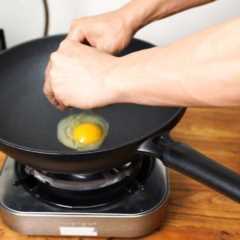 在家做无油单面煎鸡蛋，比买的更好吃