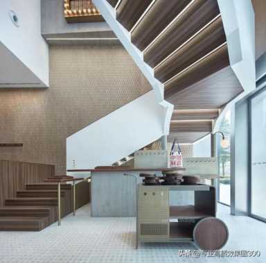 饮品奶茶店设计方案380平米全景布局效果图展示