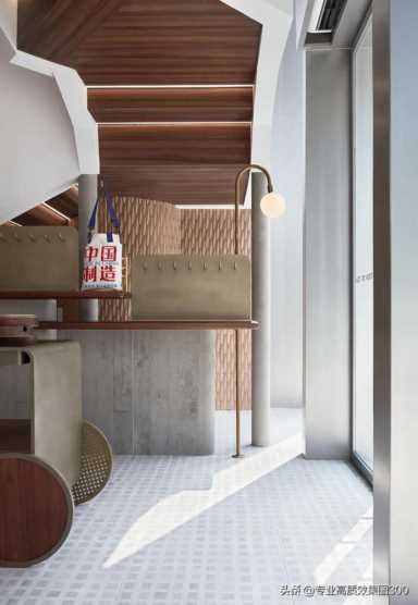 饮品奶茶店设计方案380平米全景布局效果图展示