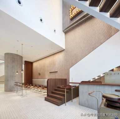 饮品奶茶店设计方案380平米全景布局效果图展示