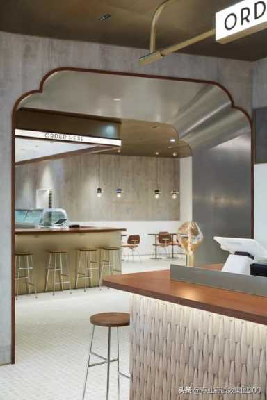 饮品奶茶店设计方案380平米全景布局效果图展示