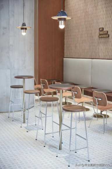 饮品奶茶店设计方案380平米全景布局效果图展示