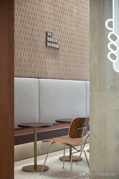 饮品奶茶店设计方案380平米全景布局效果图展示