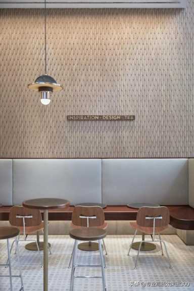 饮品奶茶店设计方案380平米全景布局效果图展示