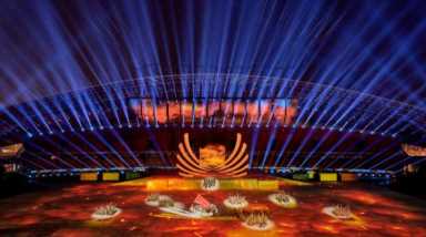 金华体育中心隆重举行开幕式活动