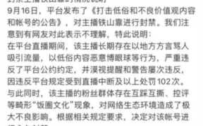 永久封禁铁山的影响，抖音网红铁山靠为什么停播