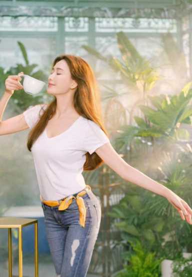 林志玲日常生活穿搭照片