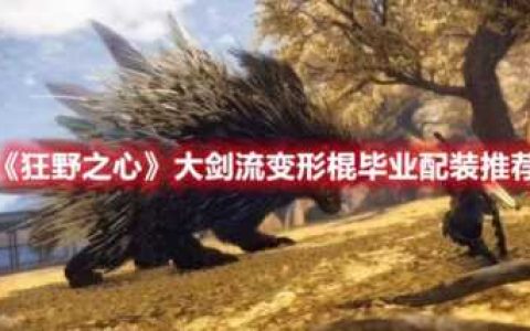 大剑派生,狂野之心套装任务流程