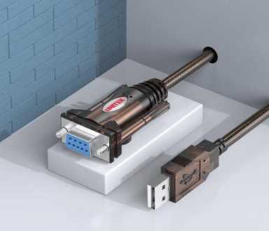 串口设备全兼容，让连接更高效！优越者工程级USB转RS232串口线