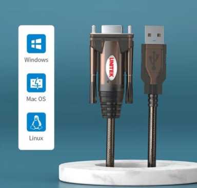 串口设备全兼容，让连接更高效！优越者工程级USB转RS232串口线