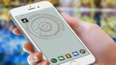 火爆抖音的罗盘时钟桌面手机壁纸，原来是这样的设置的！