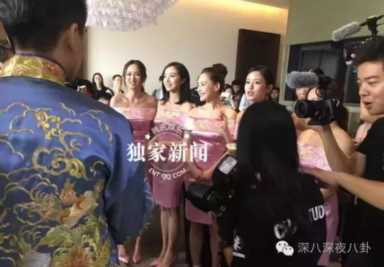 陈妍希的史上最美伴娘团，只能靠阿娇的颜拉高了