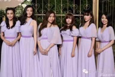陈妍希的史上最美伴娘团，只能靠阿娇的颜拉高了