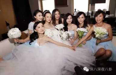 陈妍希的史上最美伴娘团，只能靠阿娇的颜拉高了