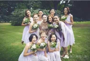 陈妍希的史上最美伴娘团，只能靠阿娇的颜拉高了