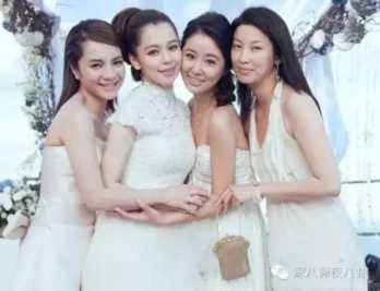 陈妍希的史上最美伴娘团，只能靠阿娇的颜拉高了