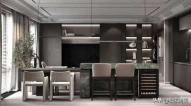 2023也不会过时的装修效果图分享！灰色现代风搭配橡木，超好看