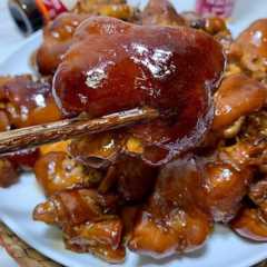 红烧猪蹄走起，简单又好吃，吃货来收藏哦