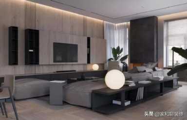 客厅吊顶装修效果图,悬浮吊顶的步骤插图 如何提升客厅设计感?不妨从吊顶入手,这种悬浮吊顶绝了