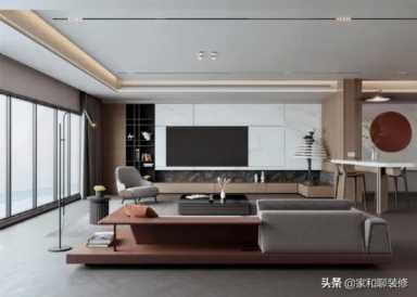 客厅吊顶装修效果图,悬浮吊顶的步骤插图6 如何提升客厅设计感?不妨从吊顶入手,这种悬浮吊顶绝了