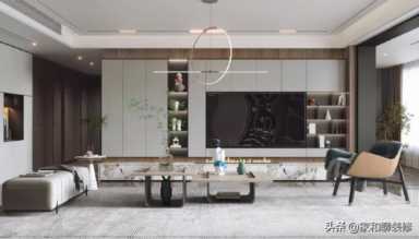 客厅吊顶装修效果图,悬浮吊顶的步骤插图10 如何提升客厅设计感?不妨从吊顶入手,这种悬浮吊顶绝了