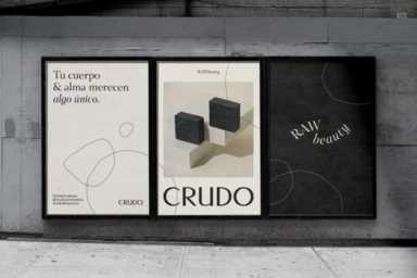 crudo 护肤品品牌logo设计 via:serena