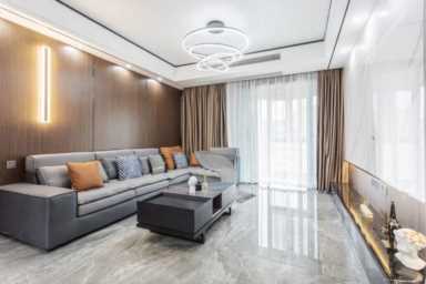 家居装饰图片 效果图,现代风格家居装饰图片效果分享插图5 案例分享 | 93㎡现代简约:黑白灰+原木色,温柔无争岁月静好